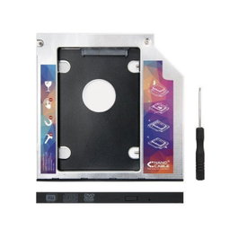 Nanocable Adaptador SATA para Disco Duro de 2,5 Pulgadas (7,0 mm) a Unidad Óptica de 9,5 mm